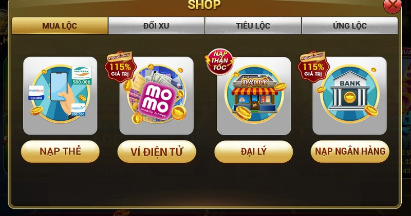 Cách nạp tiền vào cổng game đặc sắc này