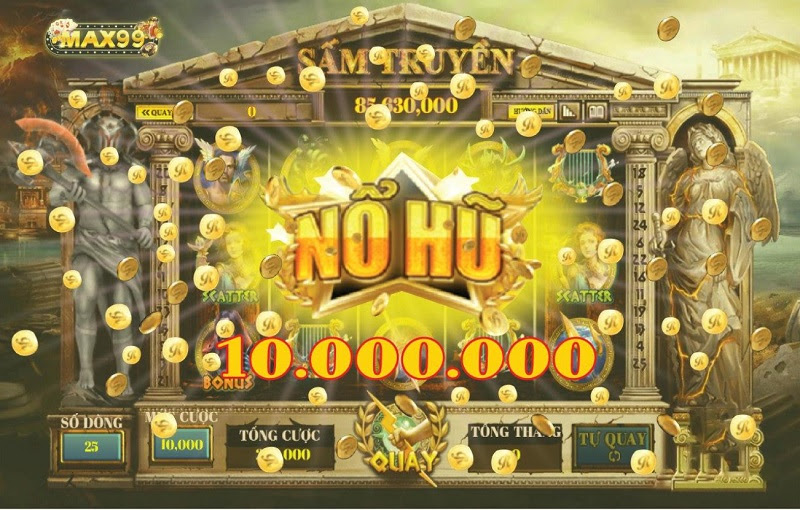 Nổ hũ siêu khủng tại cổng game bài đổi thưởng Maxvip99