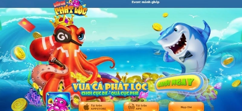 Cổng game Bancaphatloc có giao diện cực sinh động