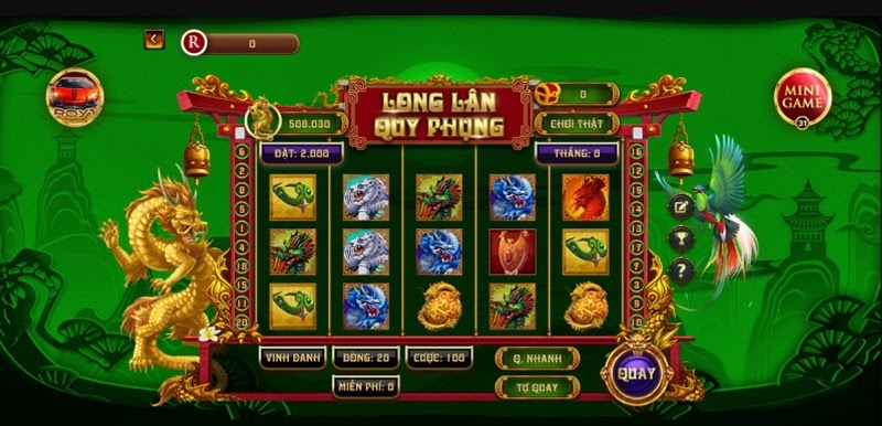 Game slot Long Lân Quy Phụng tại cổng game Royvin