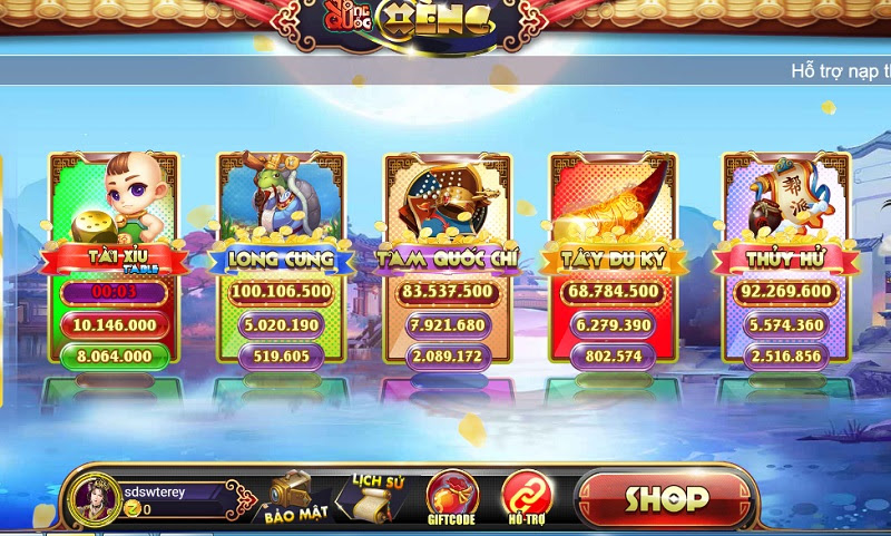 Những tựa game nổi bật tại Vuong Quoc Xeng