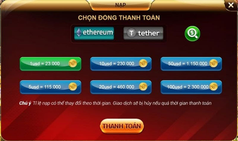 Nạp tiền đơn giản và nhanh chóng tại cổng game EClub