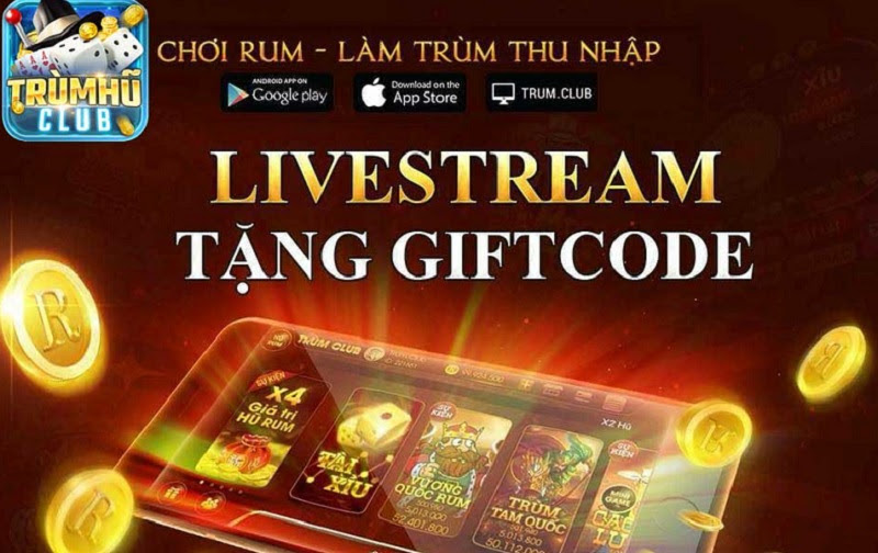 Chương trình tặng giftcode tại cổng game bài Trùm Hũ