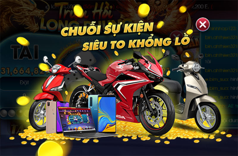 Sự kiện ưu đãi siêu hấp dẫn tại cổng game E168