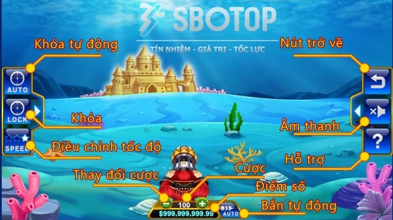 Chơi game bắn cá Sbotop uy tín, chất lượng hàng đầu