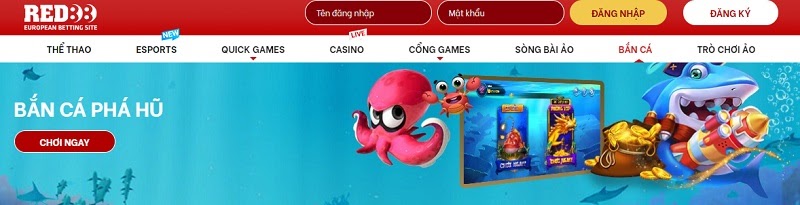 Bắn cá Red88 - Sân chơi đẳng cấp đến từ Châu Âu